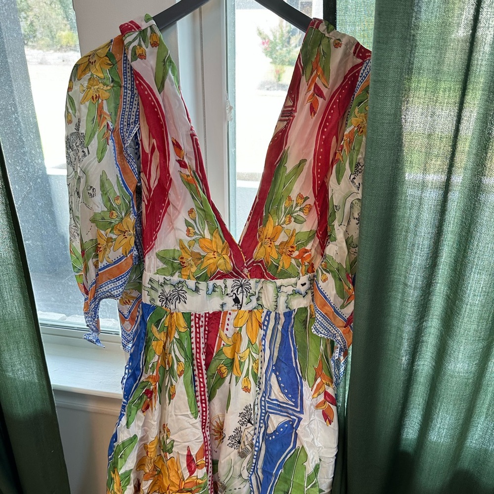 FARM Rio Multicolor Floral Maxi Dress